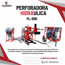 PERFORADORA HIDRAULICA FL - 300 SISTEMA WINCHE WIRE-LINE 